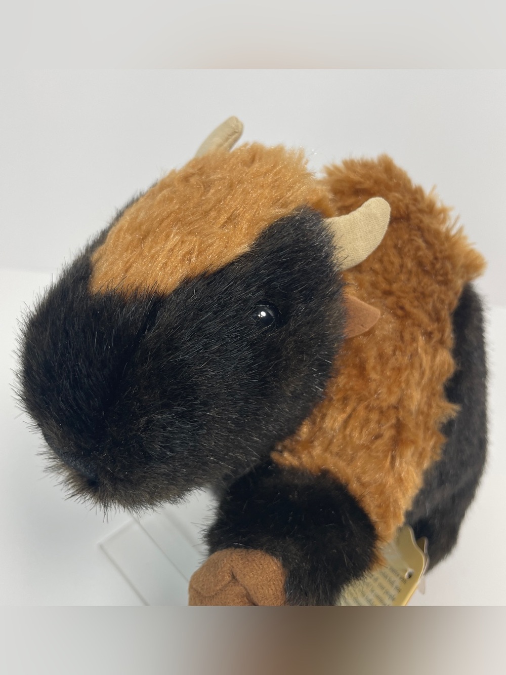 Folkmanis Puppets Small Bison Puppet Plush 9” - Picture 5 of 13